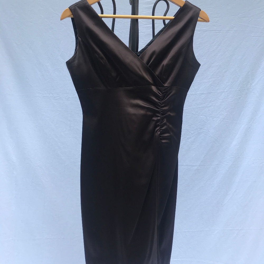 Beautiful Dark Brown Metallic Cocktail Dress!